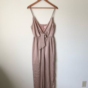 Showpo Blush Satin Dress